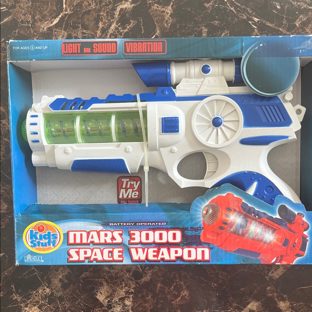 Mars 3000 Space Weapon - Blue and White